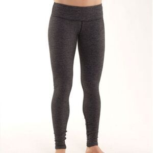 Lululemon Wunder Under Pant Reversible - Black Heathered Coal
